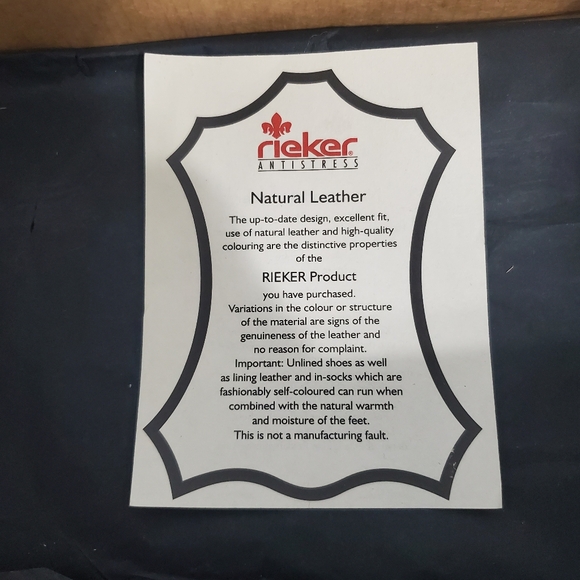 Rieker Sporty Mary Jane Walking City Shoes Blue Leather EU40 NEW
Size 9.5-10 - Picture 9 of 9